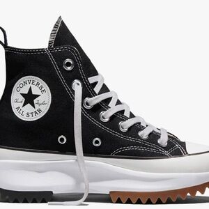 Converse Black and White High-Top Sneakers